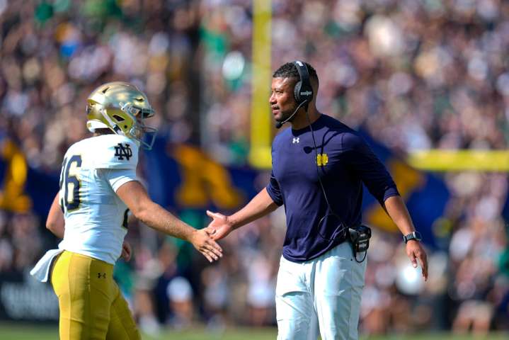 Could Marcus Freeman make jump from college to NFL? Here’s what Giants players said.