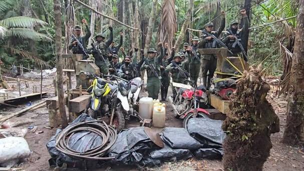 FANB desmanteló operación minera ilegal en el corazón del Amazonas