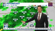 Rain Sunday night, sunshine returns Monday, warmer Wednesday