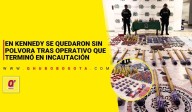 Policía de Kennedy decomisó más de 10.000 unidades de pólvora durante operativo