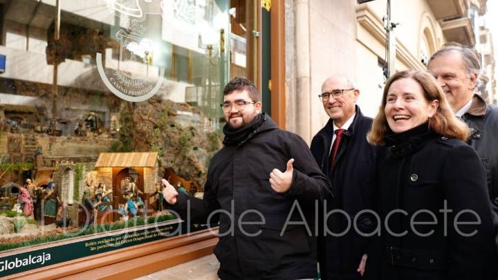 El Belén de Globalcaja y Asprona vuelve a llenar el corazón de Albacete de magia e inclusión esta Navidad