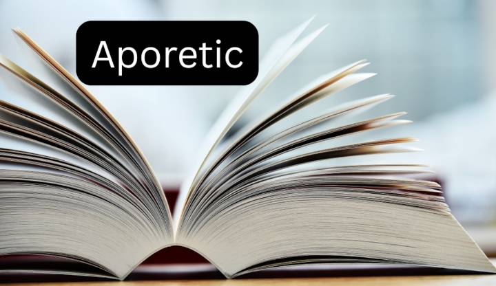 Today's word of the day for Dec. 11, 2025 is 'aporetic'