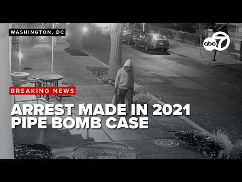 Man arrested in connection with pipe bombs placed near DNC and RNC on eve of Jan. 6 riot