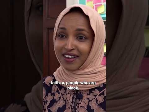 Ilhan Omar Fires Back at Trump’s 'Garbage’ Comments #shorts