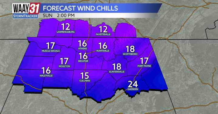 Arctic chill coming this weekend