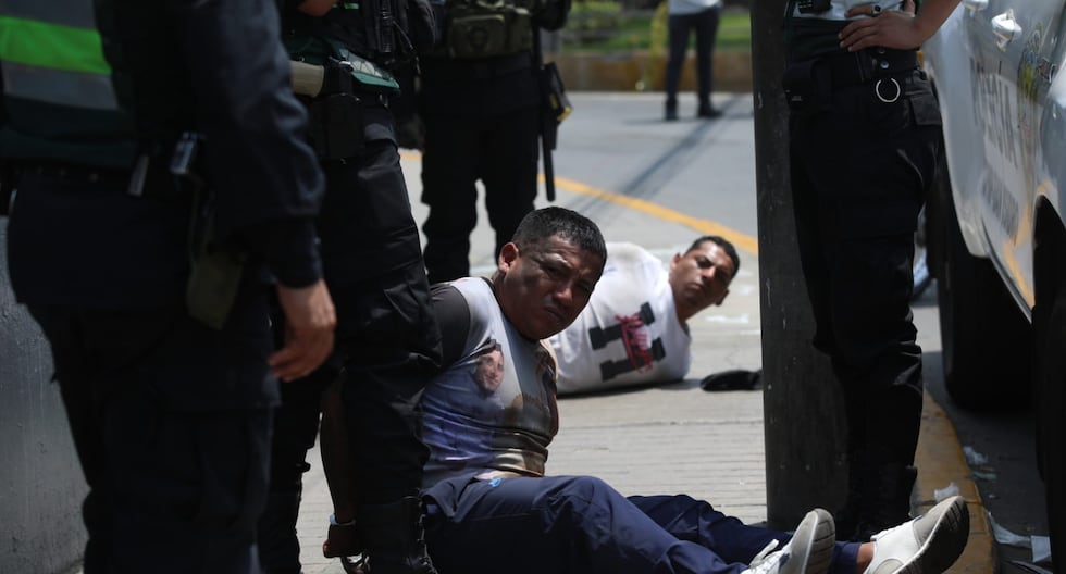 San Isidro: Detienen a dos hermanos que presuntamente extorsionaban a colectiveros informales
