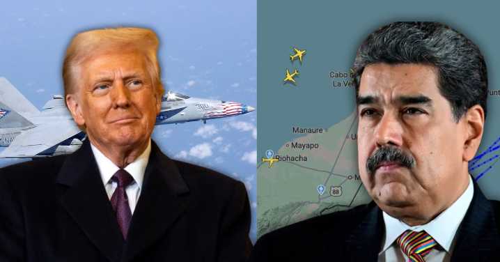 Aviones de combate F-18 de Estados Unidos ingresan a espacio aéreo de Venezuela durante 40 minutos