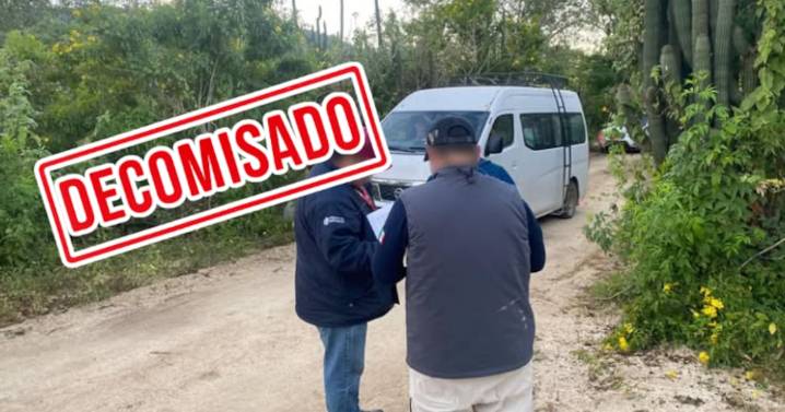 Profepa asegura vehículo que ingresó ilegalmente con turistas a la Reserva de la Biosfera Sierra La Laguna en La Paz