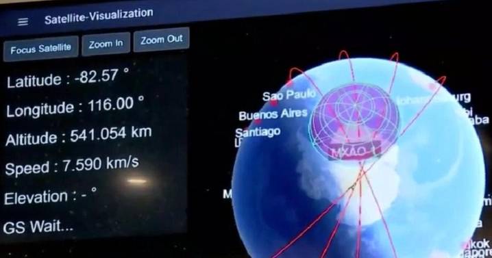 Hace historia Álvaro Obregón con el microsatélite MXÁO