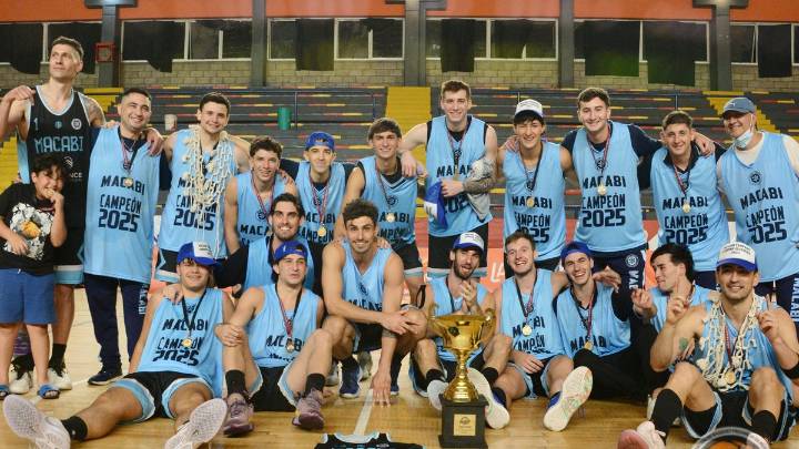 Israelita Macabi rompió la sequía y es el campeón del Clausura de básquet