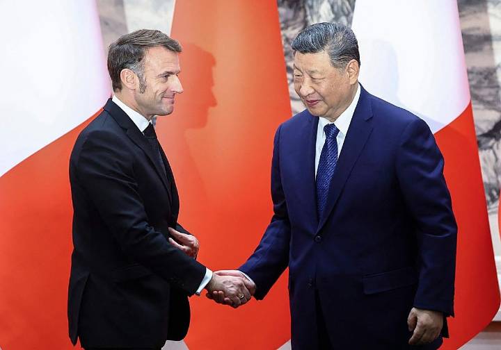 Macron busca oportunidades económicas en China ante la tensión general de la UE con Xi
