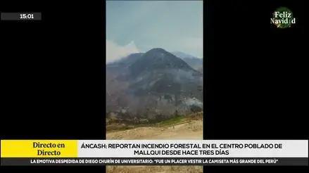 Áncash: reportan incendios forestales en distintos centros poblados desde hace más de 24 horas [VIDEO]