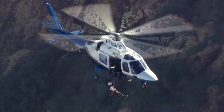 WATCH: Crews rescue man from top of Camelback Mountain