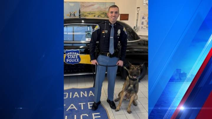 Indiana State Police Jasper welcomes new Patrol K9