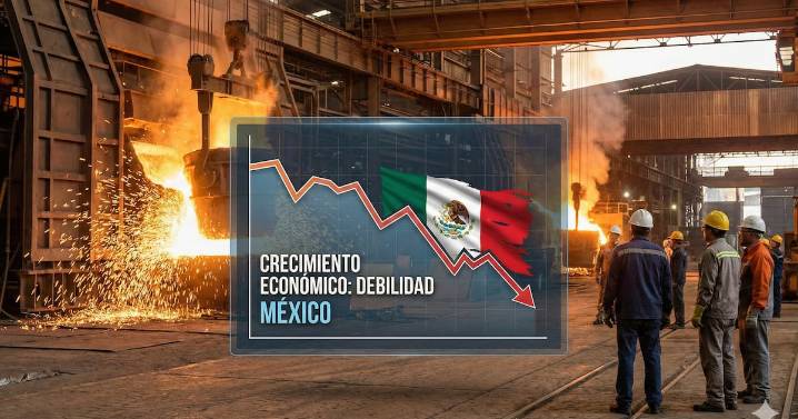 OCDE enciende alarmas: economía de México se frena y retrocederá en 2025 y 2026