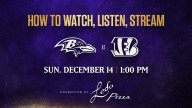 How to Watch, Listen, Live Stream Ravens vs. Bengals