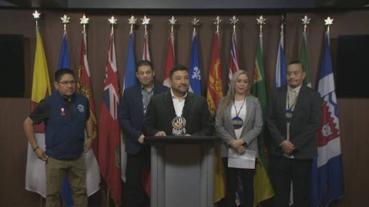 Treaty 8 First Nations chiefs hold news conference in Ottawa