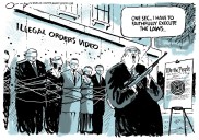 Cartoon: Executing the law