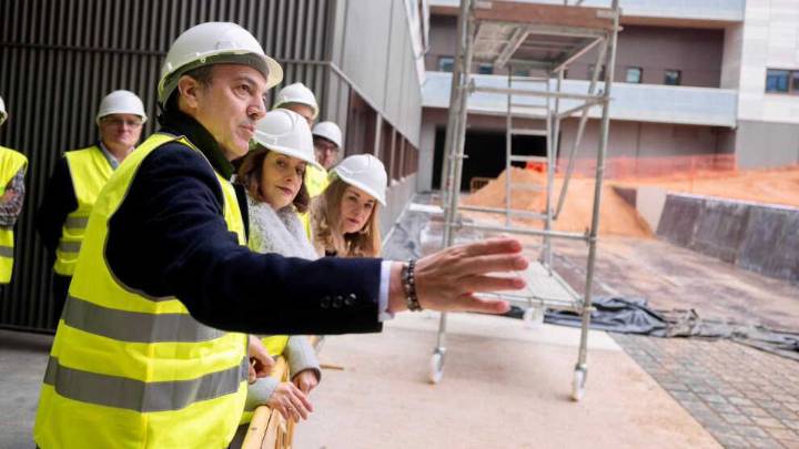 En marcha la obra del búnker para el acelerador del nuevo Hospital Obispo Polanco de Teruel