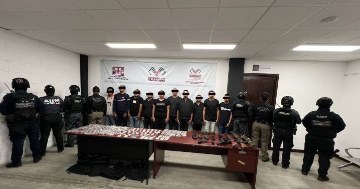 Caen 12 presuntos integrantes del CJNG en Chiapas; entre detenidos hay dos menores