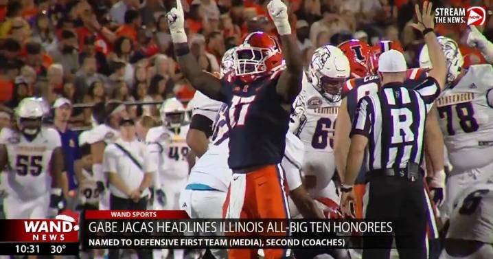 Illinois football secures 11 All-Big Ten honors, headlined by linebacker Gabe Jacas