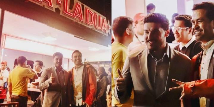 Samuel García y Jorge Álvarez Máynez visitan la taquería de Dua Lipa en Ciudad de México