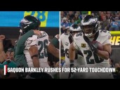 52-YARD HOUSE CALL 😤 Saquon Barkley breaks free for touchdown to put Eagles up