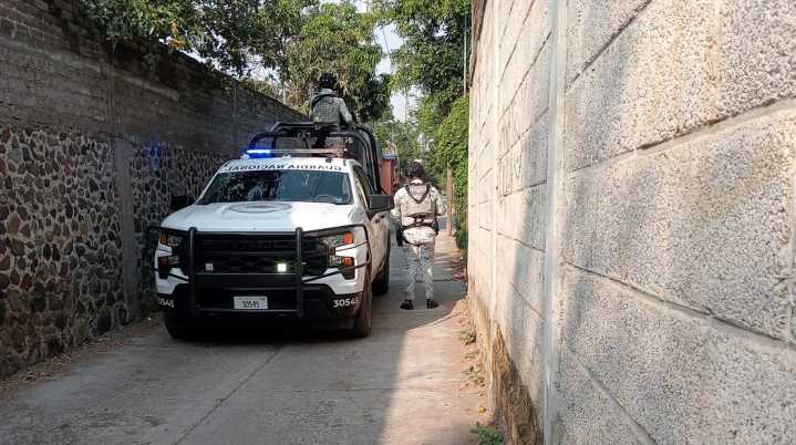 Cateo sorpresa desata movilización de corporaciones en Mexquemeca