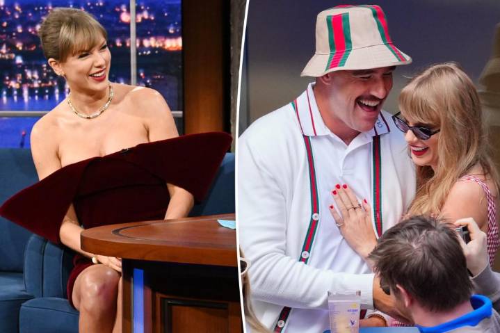 Taylor Swift gushes over 'love of my life' Travis Kelce during 'The Late Show With Stephen Colbert' appearance