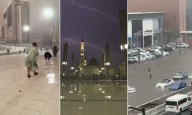Heavy Rains Saudi Arabia, Schools Shut, Roads Submerged as Storms Sweep Mecca and Jeddah: Videos