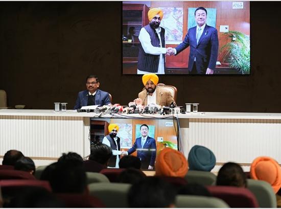 CM Mann showcases Punjab abroad, says Japan-Korea tour will transform state’s industrial future