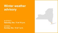 NY weather: Winter weather advisory in place for Westchester County until Sunday afternoon