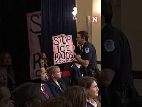 Protesters Interrupt Kristi Noem As She Testifies Before House