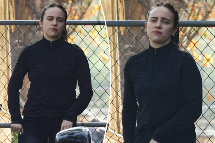 Billie Eilish wears form-fitting equestrian outfit after Thanksgiving weekend with family