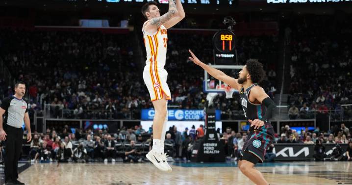 Cunningham stars late as the Pistons hang on to beat the Hawks 99