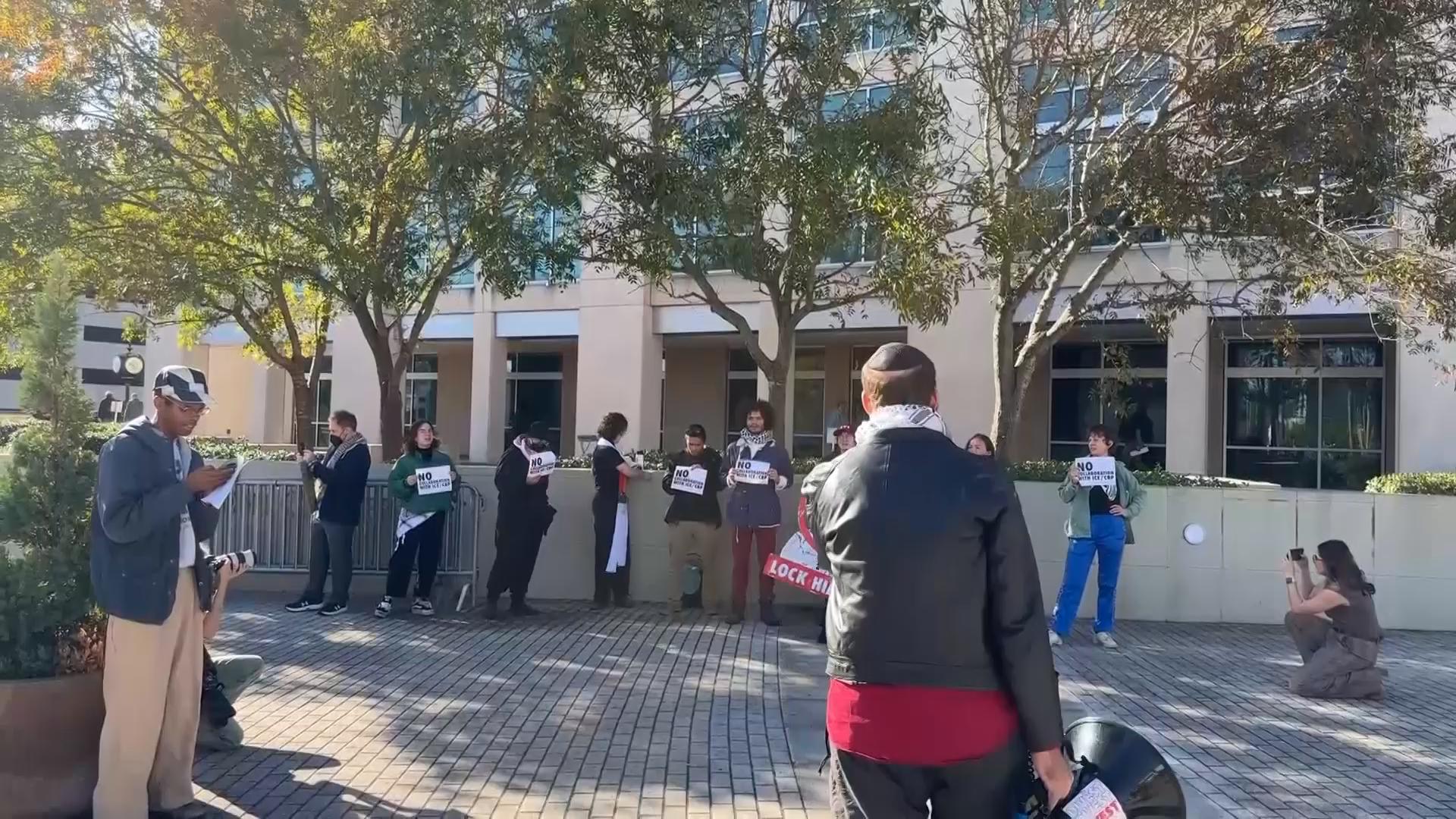 Protesters attend Louisiana council meeting to voice opposition to immigrant crackdown
