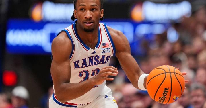 No. 21 Kansas' Darryn Peterson will miss his 7th straight game vs. No. 5 UConn with hamstring injury