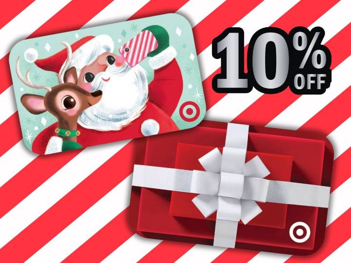 Target has GiftCards at 10% off, but only for Target Circle Members this weekend