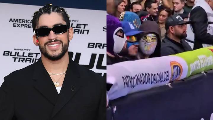 Bad Bunny asistió a la lucha libre con máscara y causó revuelo en México