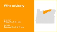 Wind advisory issued for Columbia River Gorge for Friday and Saturday