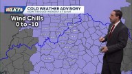Bitterly cold temperatures tonight/Monday AM