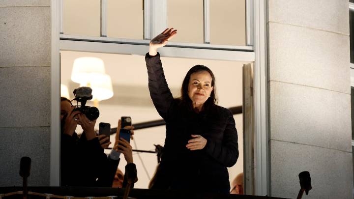 Así fue el saludo de María Corina Machado desde Oslo: su primera aparición pública tras más de un año en clandestinidad