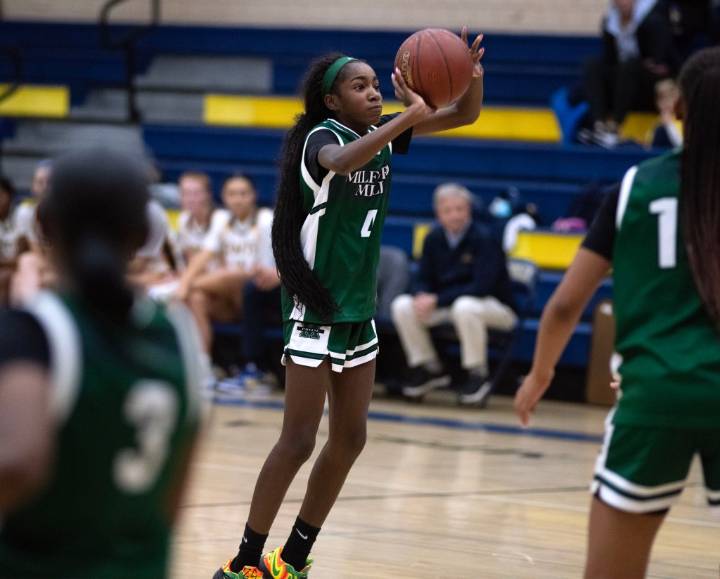 Milford Mill girls basketball holds off Catonsville for 44