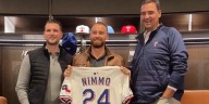 Brandon Nimmo will wear 24 for Texas Rangers