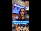 Winter weather advisories in NC mountains on Monday
