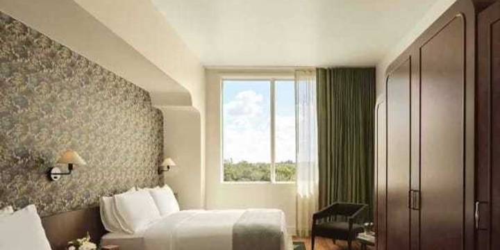 Luxury hotel debuts at historic peacock