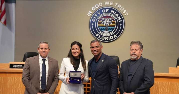 Rosa María Payá recibe las Llaves de la Ciudad de Miami y dedica el honor a la lucha por la libertad de Cuba