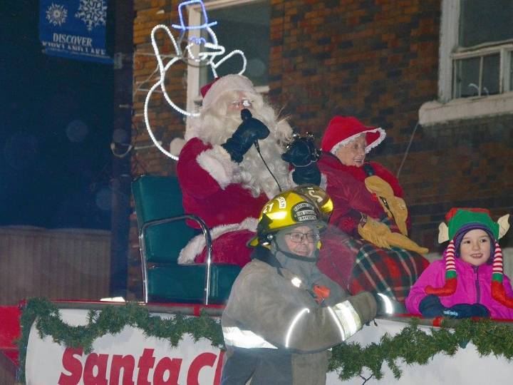 Santa comes to Kirkland Lake