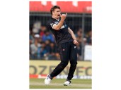 Kiwi seamer Blair Tickner stretchered off after shoulder injury