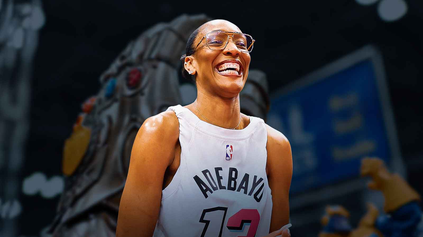 A’ja Wilson drops mic on wearing Thanos’ Infinity Gauntlet at Aces championship parade